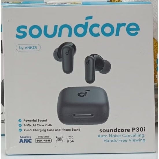 هدفون بی سیم انکر مدل Soundcore P30i_مشکی