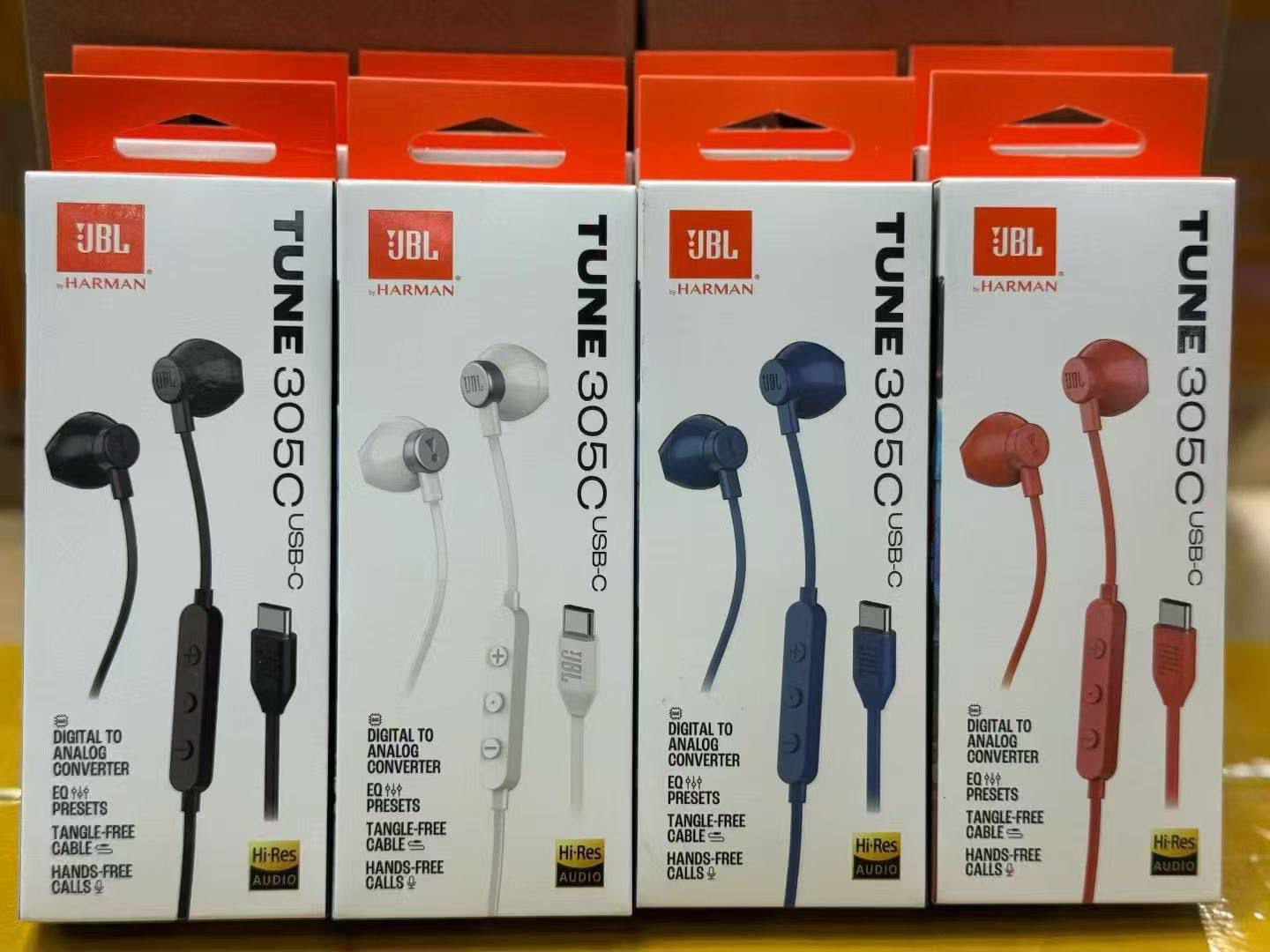 هندزفری سیمی JBL تایپ سی مدل JBL tune 305c