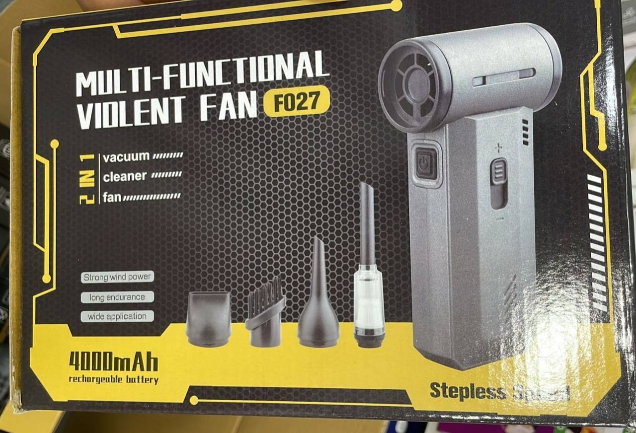 جت فن و جارو شارژی دمنده مکنده ویولنت مدل F027